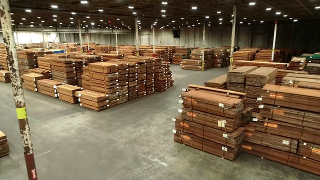 Inside the ADENTRA Imports Lumber Warehouse